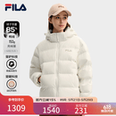 斐乐 斐乐官方女装羽绒服2025冬季新款RGB多彩羽绒系列连帽保暖外套 甜乳白-IV S 160/80A/S