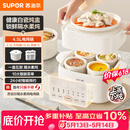 苏泊尔（SUPOR）【价保618】电炖盅电炖锅隔水炖家用全自动煲汤炖汤锅陶瓷燕窝炖盅4.5L蒸炖一体多功能锅DZ25FC873