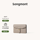 Songmont山下有松循迹系列钱包设计师款皮夹短款卡包夹礼物男女零钱包 风衣灰 预售10天