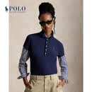 Polo Ralph Lauren 拉夫劳伦 女装 经典款修身版型弹力Polo衫RL28001 410-深蓝色 M