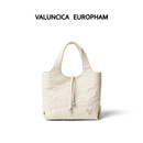 VALUNCICA EUROPHAM【明星同款】华伦西亚可可包牛皮手提菜篮子包包通勤单肩斜挎包女 奶昔白