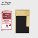 都彭（S.T.Dupont）打火机L2 CLING经典朗声哑光黑电镀金C16601男士礼物高档