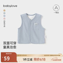 babylove婴儿马甲春秋季双面穿坎肩百搭马夹男女宝宝洋气背心外套上衣内搭