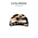 依慧达（Evita Peroni ）复古中号抓夹醋酸盘发鲨鱼夹女士镂空发夹生日礼物送女友 琥珀色