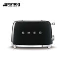 SMEG面包机TSF01斯麦格多功能复古吐司机多士炉家用加热早餐机 黑色*热销