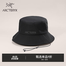 ARC'TERYX始祖鸟 SINSOLO BUCKET HAT 轻量 男女同款 渔夫帽 BLACK/黑色 L-XL