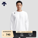 迪桑特（DESCENTE）迪桑特TRAINING系列综训训练运动健身男士长袖针织衫新品 WT-白色 L (175/96A)