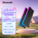佰维（BIWIN）32G(16G×2)套装 DDR5 6000频率台式机内存条 时空行者DW100 RGB灯条(C28)黑色AI PC电脑存储配件