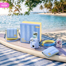 INSTAX富士instax立拍立得 一次成像相机 mini13漂浮记忆礼盒 海盐蓝 含10张幻梦银河相纸