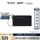 途明（TUMI）VOYAGEUR 女士高端时尚手拿包黑色拼烟枪色礼物