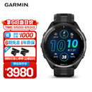 佳明（GARMIN）Forerunner965铁三跑步游泳滑雪户外运动智能手表男女表极夜黑