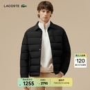 LACOSTE法国鳄鱼男装秋冬款黑色休闲宽松百搭翻领外套|BH2383 031/黑色 L 54/185