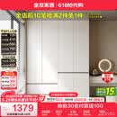 全友家居 现代简约大衣柜卧室家用收纳柜一体靠墙储物柜子成品挂衣橱