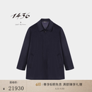 1436 1436 Travel Business 2025年秋季新品翻领男士羊绒大衣 藏蓝 S