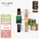 LOLA ROSE罗拉玫瑰小绿表手表女士学生轻奢女表生日礼物女520送女朋友礼物
