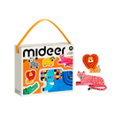 弥鹿（MiDeer）儿童早教入门大块拼图宝宝进阶学习男女孩幼儿益智2岁节生日礼物 【手提礼盒款】非洲动物（2岁+）