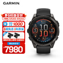 佳明（GARMIN）Fenix8旗舰黑-47mm飞耐时8户外运动手表ECG心电心率跑步骑行滑雪