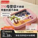 志高（CHIGO）炒酸奶机炒冰机冰淇淋机家用儿童免插电316钢六一儿童节礼物粉色【大号带防尘盖】