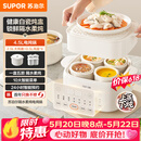 苏泊尔（SUPOR）【价保618】电炖盅电炖锅隔水炖家用全自动煲汤炖汤锅陶瓷燕窝炖盅4.5L蒸炖一体多功能锅DZ25FC873