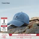 Calvin KleinJeans【520礼物】情侣ck刺绣潮流复古棉质弯檐牛仔棒球帽 458-牛仔蓝 均码 OS