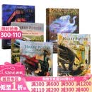 哈利波特英文原版 精装全彩插图 彩绘版 第1-2-3-4-5部插画版 harry potter 哈利波特与魔法石 英语小说合集 JK罗琳 哈利波特精装彩绘5册