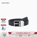 Calvin KleinJeans【520礼物】男士商务休闲简约绅士ck柔软皮革针扣皮带腰带