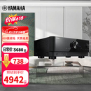 雅马哈（YAMAHA）RX-V6A 家用功放机7.2声道 8K全景声家庭影院AV放大器 蓝牙 黑色