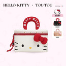 toutouhellokitty凯蒂猫化妆包洗漱收纳文具袋闺蜜女孩生日礼物送女友