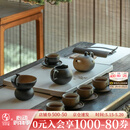 万仟堂（Edenus）高档茶具套装家用客厅茶壶茶杯茶具泡茶器功夫茶礼物礼盒万事胜意 秋山窑变釉【1壶1海1漏6杯6碟】 16件