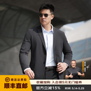 龙牙三代龙牙暗行轻量便携西服轻量战术修身商务休闲轻薄外套男职业 钨钢黑 S 170/92A（120-140斤）