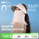 蕉下（beneunder）遮阳帽男防晒帽女磁吸防晒面罩全脸口罩太阳帽空顶帽敏感肌便携