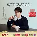 Wedgwood【檀健次同款】WEDGWOOD金粉年华骨瓷马克对杯心形礼盒新婚礼物 金粉年华马克杯心形礼盒（蓝+红）