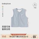 babylove婴儿马甲春秋季双面穿坎肩百搭马夹男女宝宝洋气背心外套上衣内搭