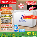 澳柯玛（AUCMA）307升单温冷柜家用减霜大冰柜 冷藏柜冷冻柜转换卧式冰箱雪糕 柜一级能效BC/BD-307HNE【价保618】