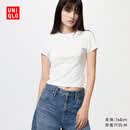 优衣库女装圆领短T恤/短袖26春夏新款483455 00 白色 M