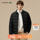 LACOSTE法国鳄鱼男装秋冬款黑色休闲宽松百搭翻领外套|BH2383 031/黑色 L 54/185