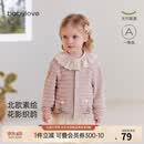 babylove【清仓】女宝宝针织开衫春夏薄款百搭外套婴幼儿毛衫外出洋气上衣