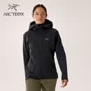 ARC'TERYX始祖鸟 GAMMA HOODY 防风 女子 软壳夹克 BLACK/黑色 M