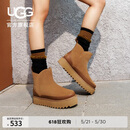 UGG秋季新款女士舒适时尚厚底经典迷你雪地靴1166731CHE|栗色36