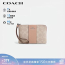 蔻驰（COACH）【品牌直供】女士小号手拿包手腕包PVC配皮革CW854礼物