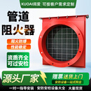 阔爱管道阻火器防爆阻火器无焰泄放装置管道燃气阻火器泄爆片管道阻火 直径250mm （安检证书齐全）