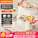 苏泊尔（SUPOR）【价保618】电炖盅电炖锅隔水炖家用全自动煲汤炖汤锅陶瓷燕窝炖盅4.5L蒸炖一体多功能锅DZ25FC873