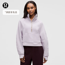 lululemon丨Scuba 女士超宽松款烟囱领卫衣*拉绒 LW3IFSS 浅薰衣草紫/金 M /L