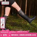 HUNTER雨靴Refined高筒靴金属孔圈防滑防水户外廋腿长筒靴女鞋 黑色/BLK 36