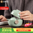 金镶玉功夫旅行茶具套装泡茶壶 快客杯飘逸杯盖碗汝窑 祥龙快客杯