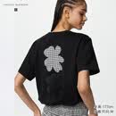 优衣库印花T恤优衣库女装合作款483268 09 黑色 XL