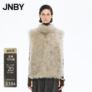 江南布衣（JNBY）【商场同款】25冬新品皮草立领无袖5P0A12140