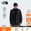 北面（The North Face）【经典款】冲锋衣男防水硬壳外套户外防风透汽26春夏新品|8JSQ JK3/宇宙黑 L /175