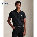 Polo Ralph Lauren 拉夫劳伦 男装 经典款定制修身版弹力网眼布Polo衫 001-黑色 L