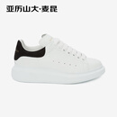 亚历山大麦昆（Alexander McQueen）女鞋经典黑尾礼物运动小白鞋 553770WIEF1-白色黑尾  36